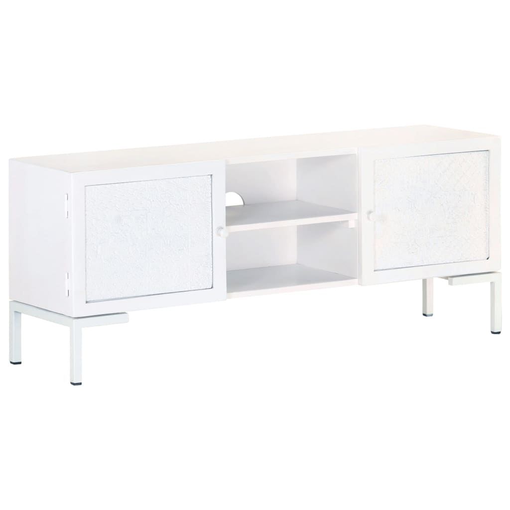 Maison Exclusive - Mobile Porta TV Bianco 160x35x55 cm in Legno Multistrato