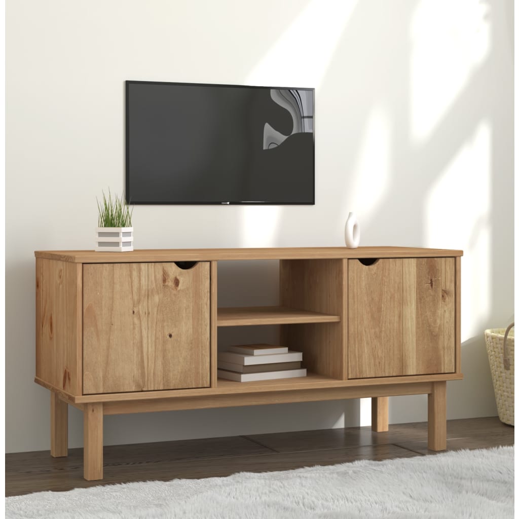 Maison Exclusive - Meuble TV OTTA 113,5x43x57 cm Bois de pin massif