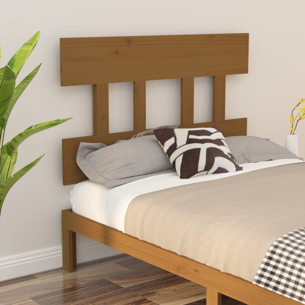 Maison Exclusive Cabecero de cama madera maciza de pino 140,5x4x100 cm