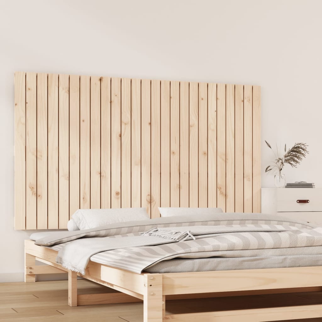 RAW WOOD® Tête de Lit, Modèle Hiyori Cubic, Finition Oak, 160x80cm, Faite à la Main Avec du Bois de Forêts Durables, Décoration de chambre