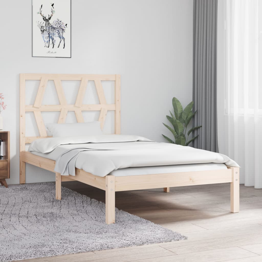 Maison Exclusive Estructura de cama madera maciza de pino 90x190 cm