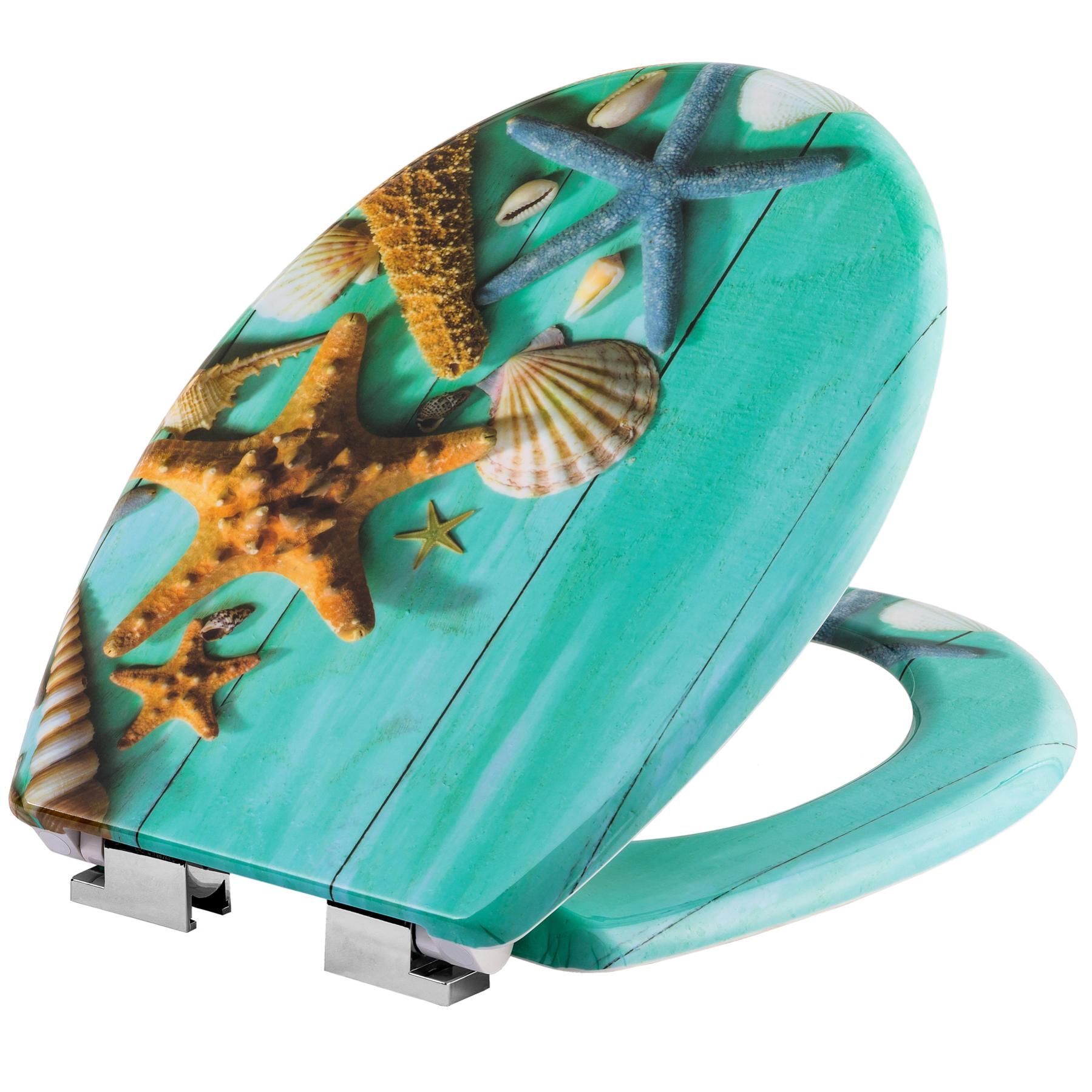 Tectake Abattant WC toile de mer Leroy Merlin