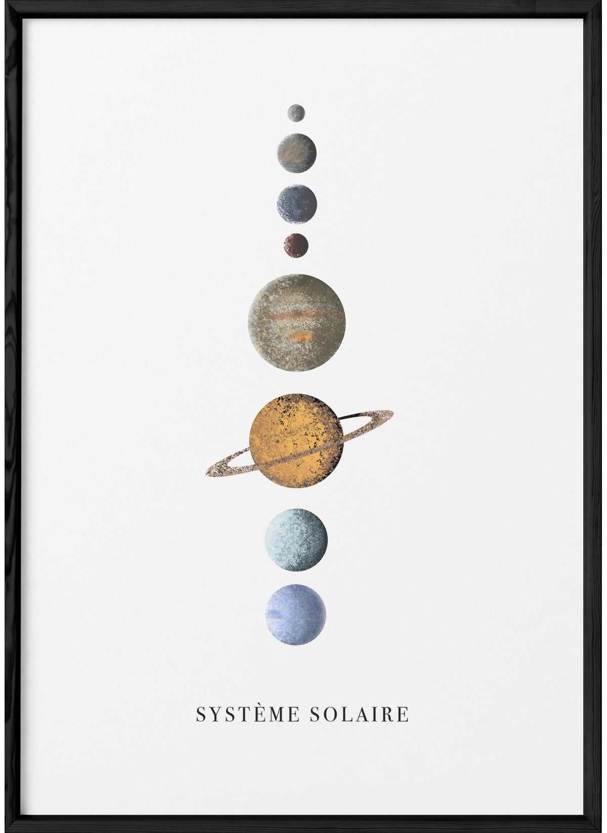 Affiche Système Solaire - Format A3 - | Leroy Merlin