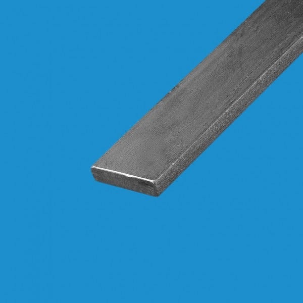 Fer plat acier 2cm Longueur : 2 metres Epaisseur : 0,3 cm | Leroy Merlin