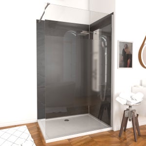 Maison Exclusive - Brazo de soporte para mampara de ducha acero inoxidable  47,5 cm