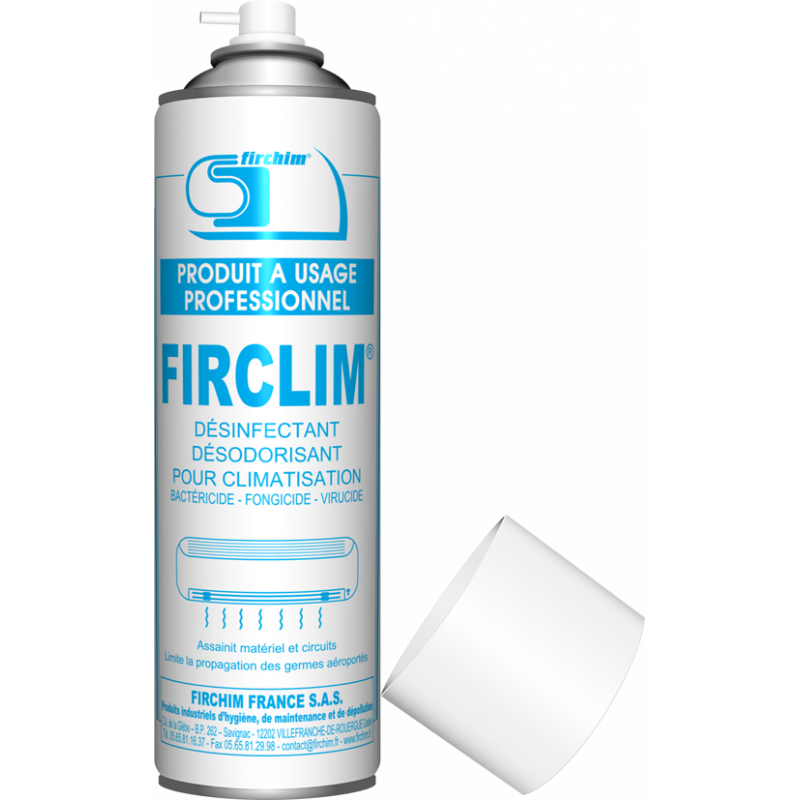 FIRCHIM Firclim Spray anti bactErien, nettoyant, aErosol pour clim (500ml)