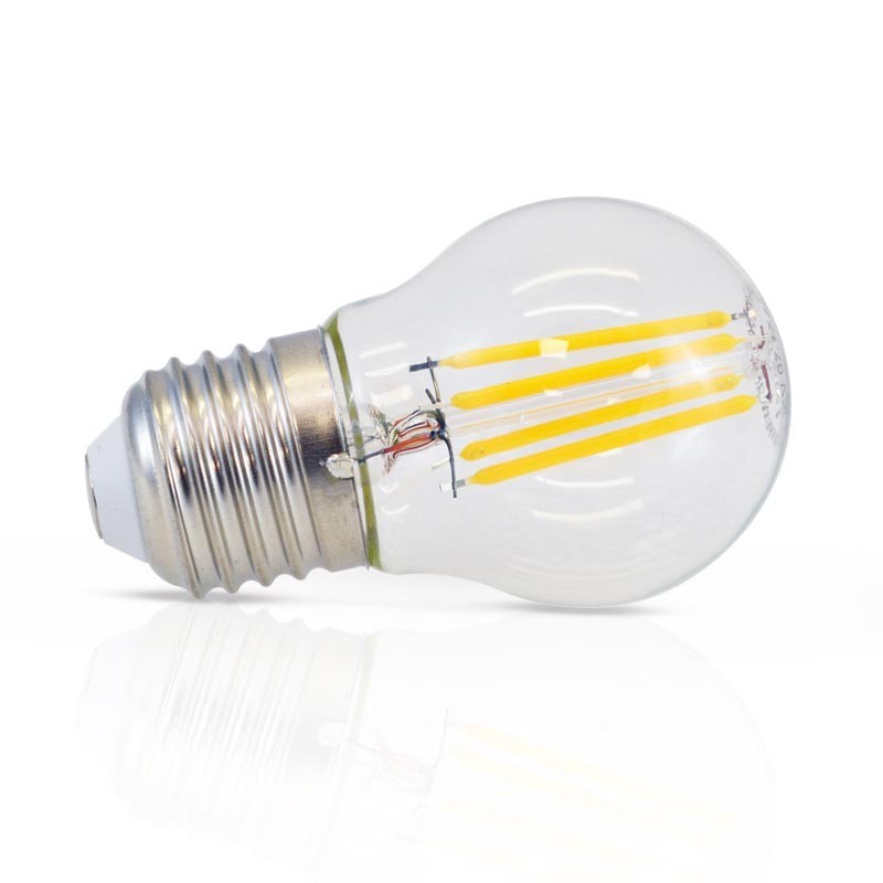 Ampoule LED E27 G45 Filament 4W Dimmable 2700°K Leroy Merlin