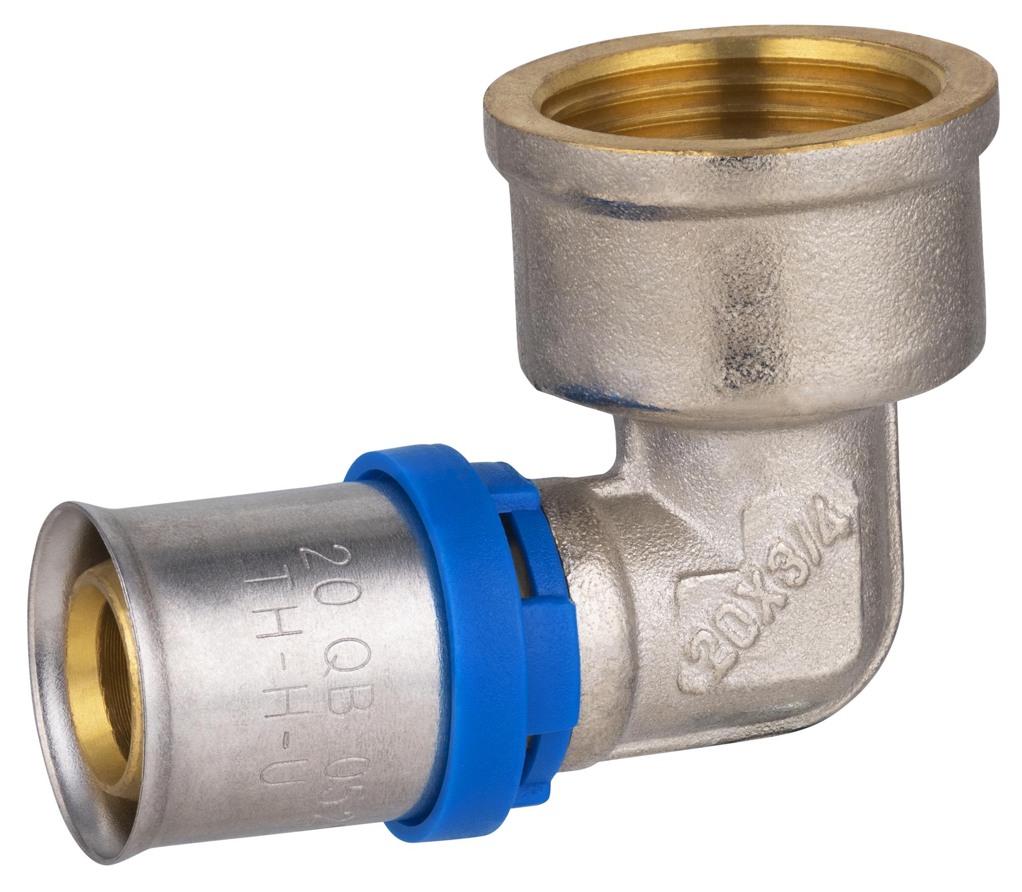 Raccordo Curvo Gomito F Femmina A Stringere Per Tubo Multistrato 16x1/2 - Foto 10