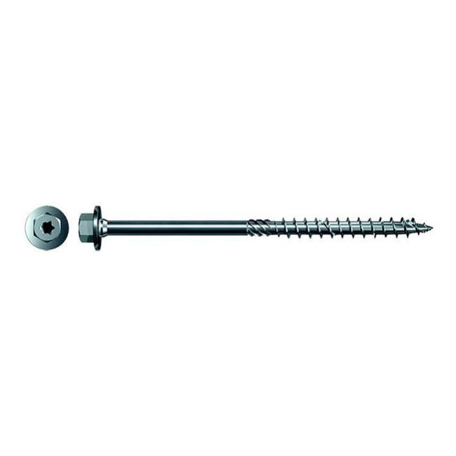 Viti Torx Per Costruzioni FPF-ST 10,0x300 ZPF Zincatura Bianca, (50 Pz