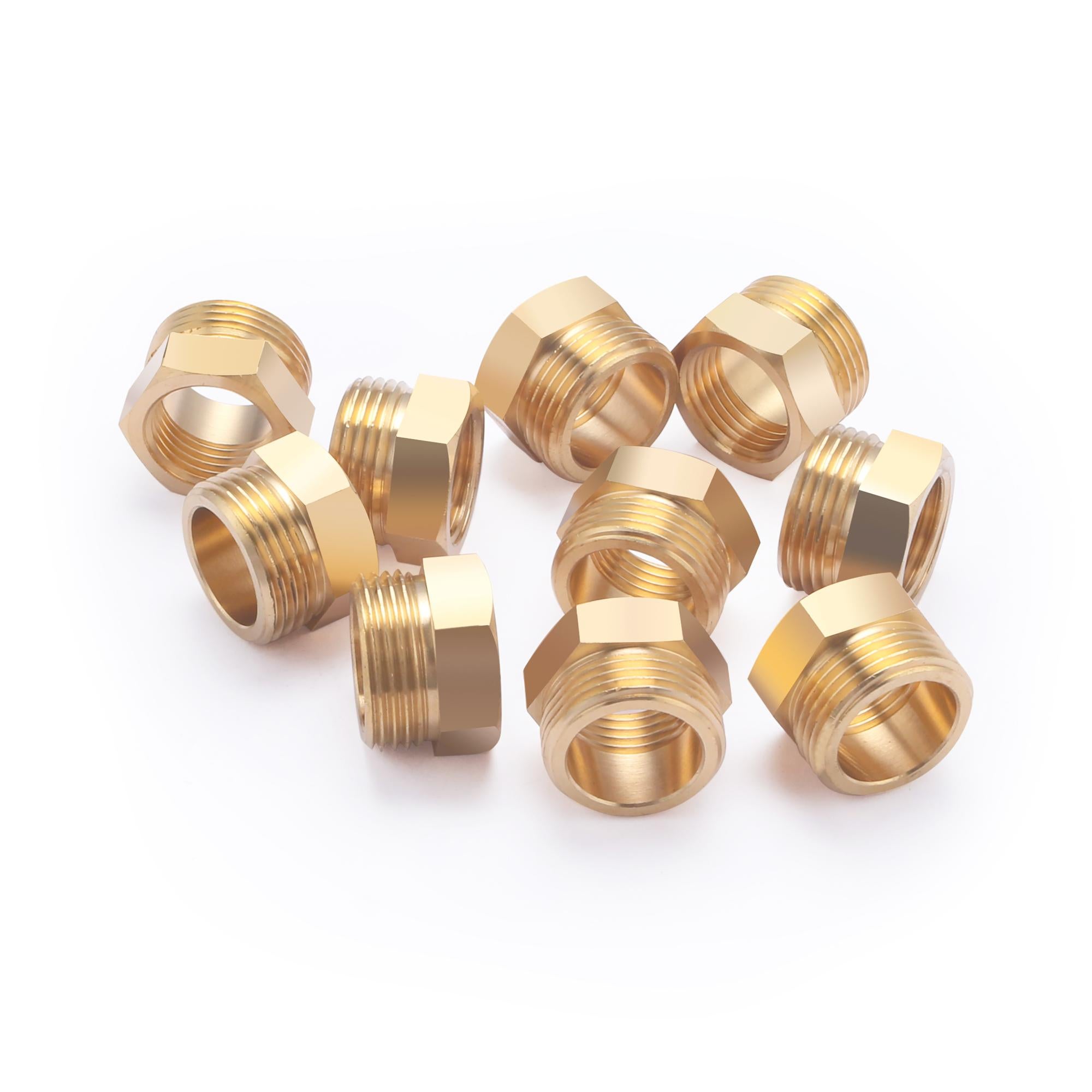 Adattatore Raccordo filettato in Ottone Drto RS PRO, Metrico, Filettato Femmina M14 Female Filettato - Maschio M10 x 1 | RS