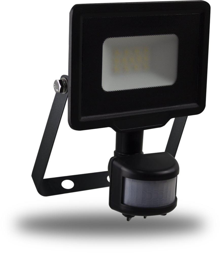 Projecteur Mural KREON 10W 850lm Detecteur de Mouvement Noir