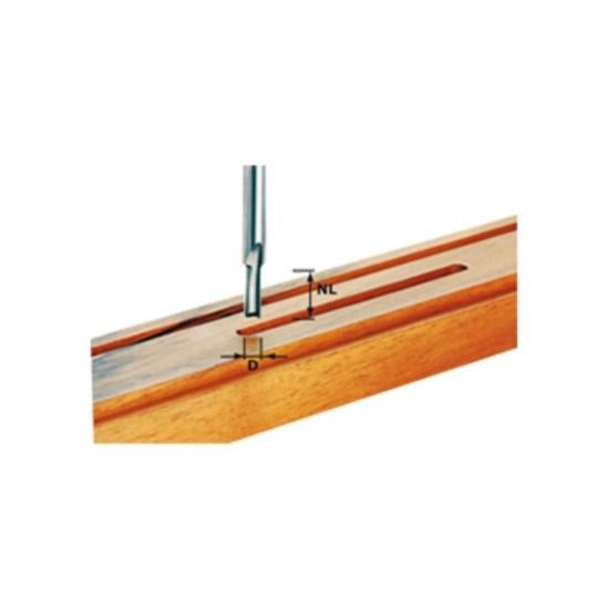Fraise Queue D'Aronde Festool HS S8 D20/17/15 - Pour Assemblage Bois, Angle 15° - 8mm