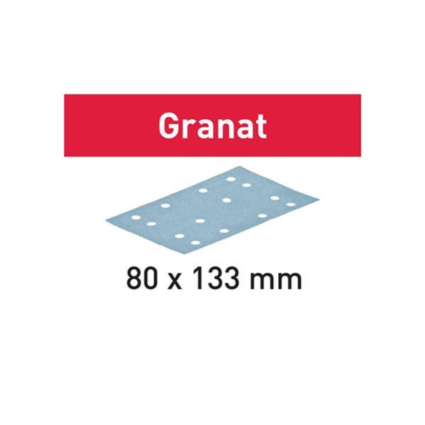 Festool Hoja de lijar STF 80x133 P120 GR/100 Granat - Leroy Merlin