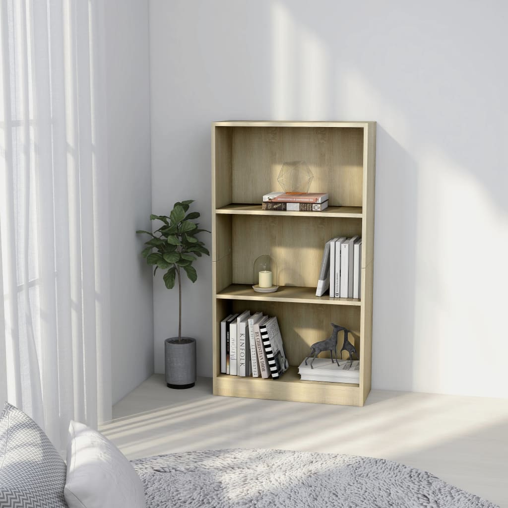 HOMCOM Libreria Modulare Mobile Porta CD Classica 36 Scompartimenti  RegolabilI Legno 195 × 102 × 23.5cm