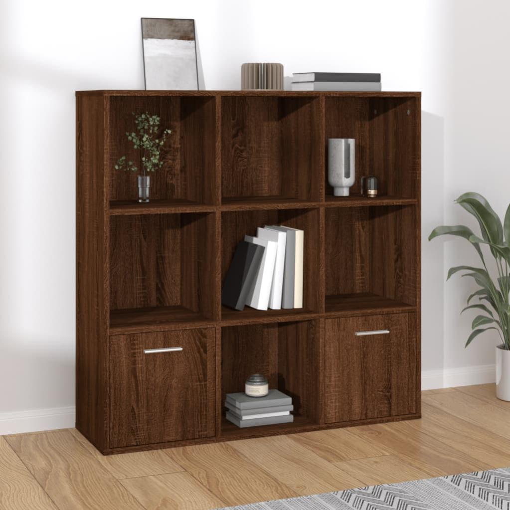 Maison Exclusive Armoire à livres Chêne marron 98x30x98 cm Leroy Merlin
