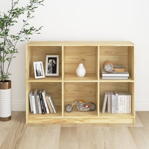 Maison Exclusive Estantería madera maciza de pino blanca 80x35x183 cm