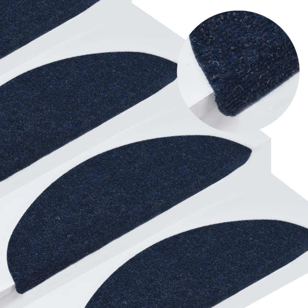 Tappeti Adesivi Rettangolari Per Scale 15 Pz 76x20 Cm Blu - 2