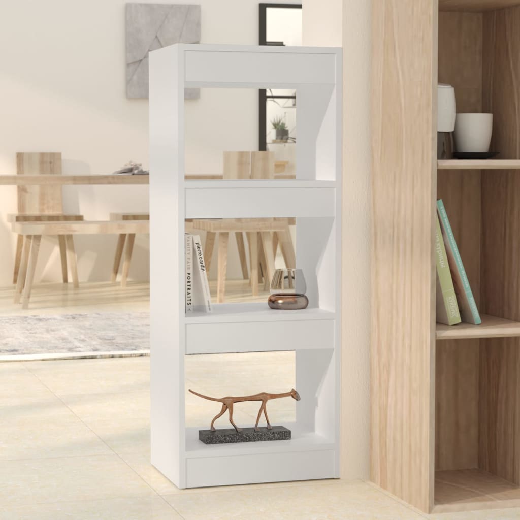 Maison Exclusive - Libreria/Divisorio Bianco 40x30x198 cm