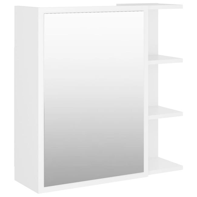 Maison Exclusive Armario con espejo de baño madera contrachapada 62,5x20,5x64  cm