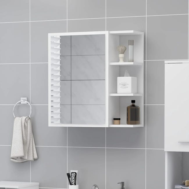 Especificado Impresionante Adepto Maison Exclusive - Armario con espejo de baño madera contrachapada  62,5x20,5x64 cm | Leroy Merlin