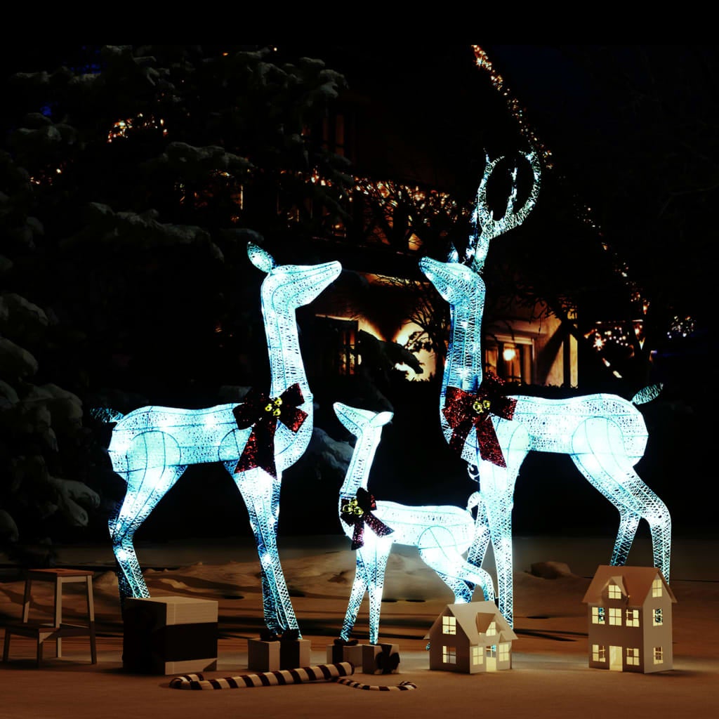 Décoration Noël- Cerf noël en famille