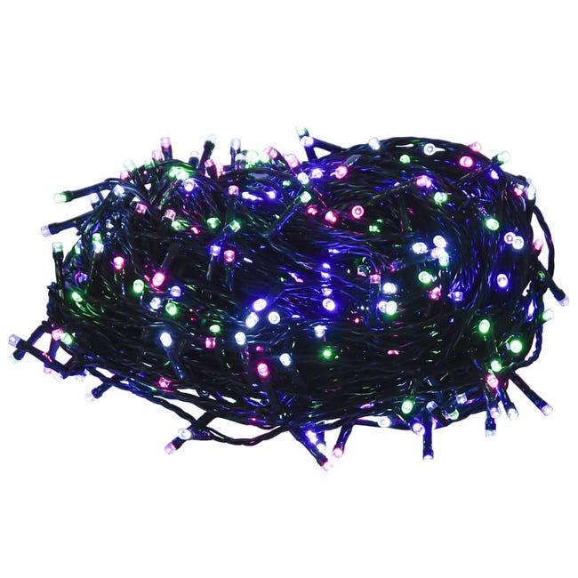 Guirlande Lumineuse Pro Connect 100m 1000 LED Multicolore Câble Noir R –