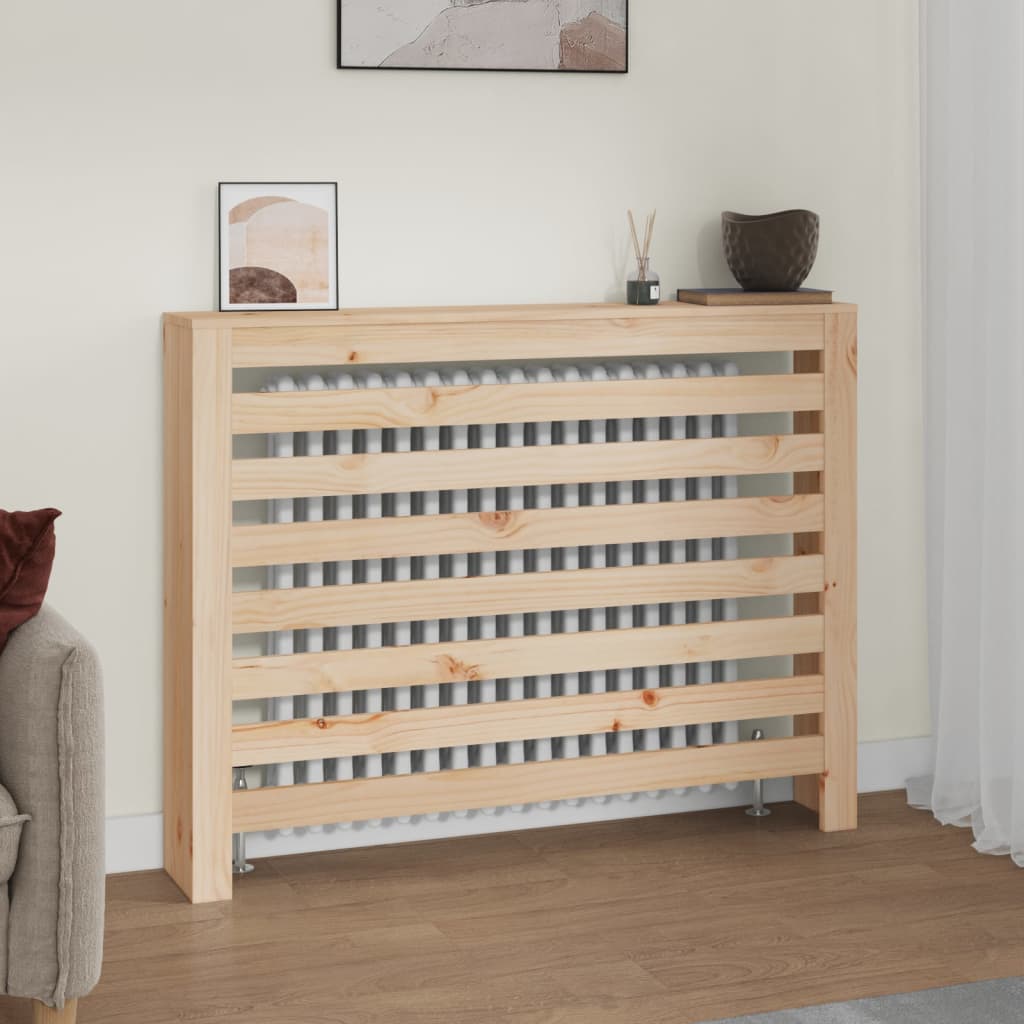 Maison Exclusive Cubierta de radiador madera maciza de pino blanco