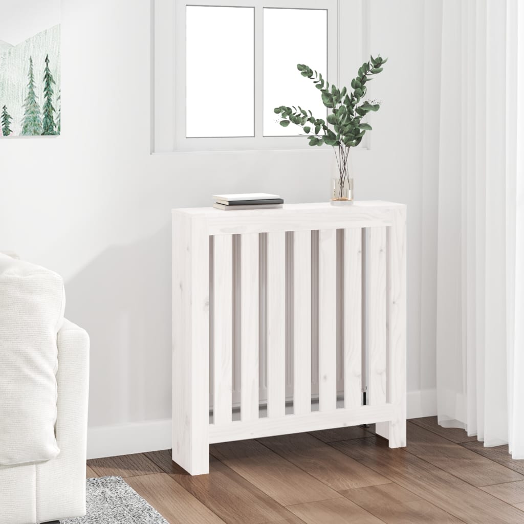 Maison Exclusive Cubierta de radiador madera maciza de pino blanco