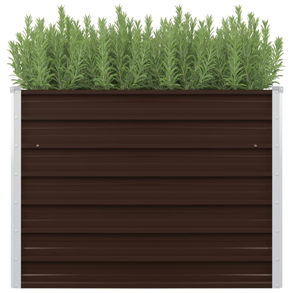 Letto da giardino rialzato 240x40x45 cm Acciaio zincato Silver | Leroy