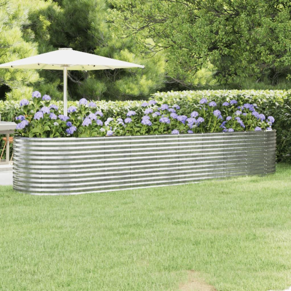 Maison Exclusive - Letto Giardino Acciaio Zincato 175x100x36cm Argento | Leroy Merlin