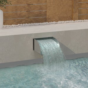 Fontana elettrica 13x13x18 cm soprammobile con cascata d'acqua silenziosa 3  watt Zen