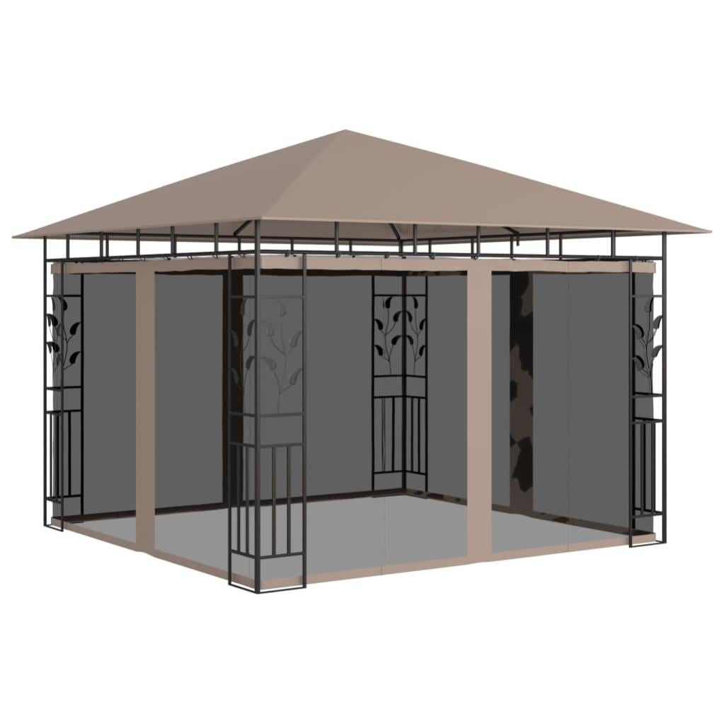 Maison Exclusive Gazebo con Zanzariera 3x3x2,73 m Talpa 180 g/m²