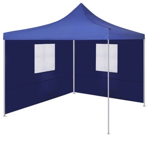 Outsunny Gazebo Pieghevole Pop Up 2x2 m con 4 Pareti Rimovibili in  Poliestere e Acciaio, Blu