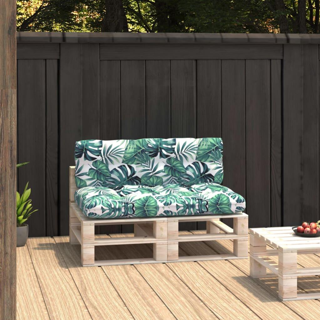Coussins De Palette Lot De 2,Coussins D'extérieur Motif De Feuilles Tissu Cfw240591 90931405 Coussins De Palette Lot De 2,Coussins D'extérieur Motif De Feuilles Tissu Cfw240591 90931405