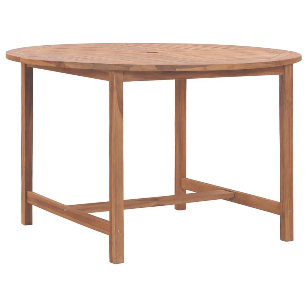 Tavolo Pranzo Da Giardino,Tavolino Esterno,Tavolo Da Pranzo 110x110x75 Cm Legno Massello Di Teak Cfw86443 90644541