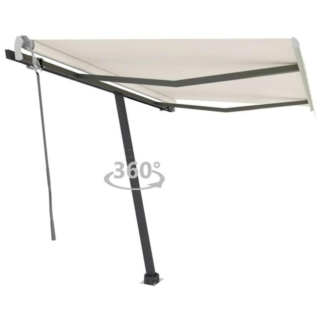 Tenda da Sole Retrattile Automatica con LED Marrone 400x300 cm Tenda da Sole Retrattile Automatica con LED Marrone 400x300 cm