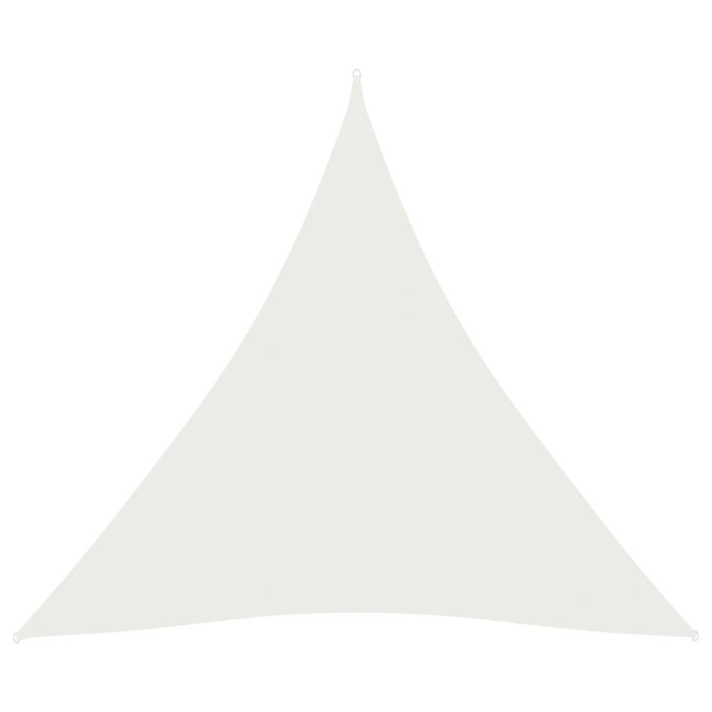 VidaXL Vela Parasole Triangolare 3x3x3 M In HDPE Grigio Chiaro - Protezione UV 90%, Per Giardino E Patio - 3