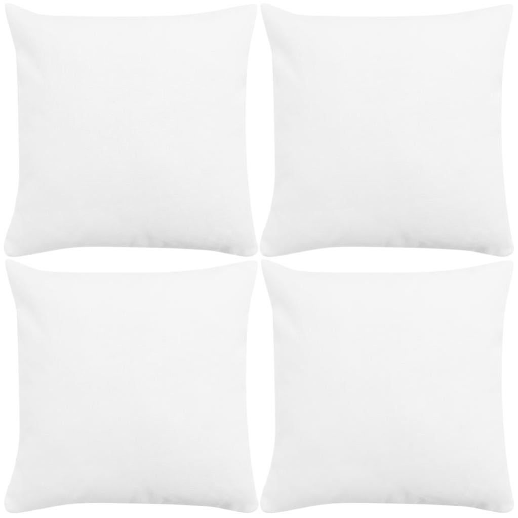 Set Macie i 2 foere per cuscino 100% cotone a righe rosse e beige 50