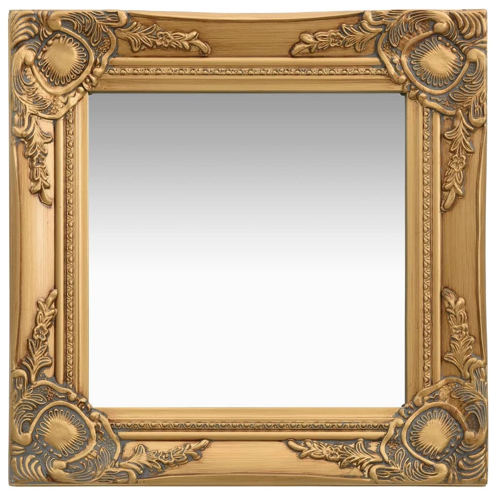 Maison Exclusive - Specchio da Parete Stile Barocco 40x40 cm Oro