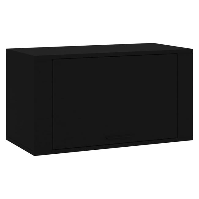 Maison Exclusive Mueble zapatero madera contrachapada negro 70x36x60 cm