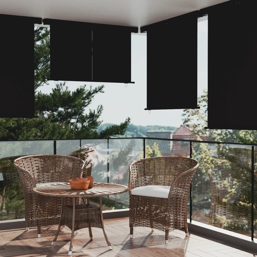 Maison Exclusive - Tendalino Laterale per Balcone 165x250 cm Nero