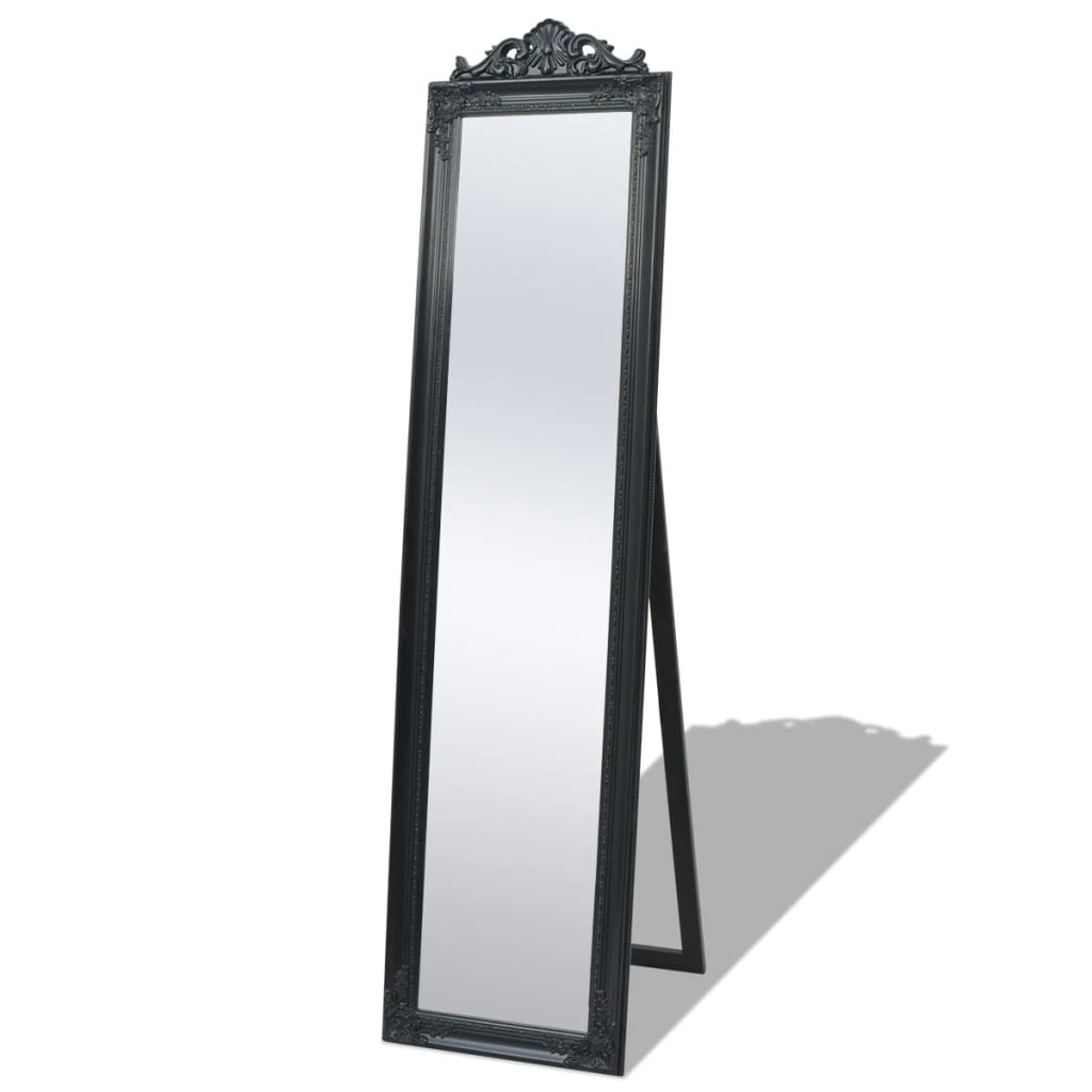 Espejo de pie cuerpo entero Chamois con 2 estantes metal MDF 150 x