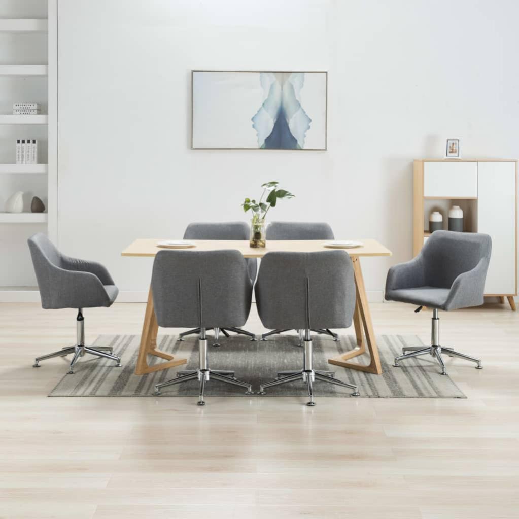 Sedia Da Pranzo Girevole Moderna A Botte In Velluto - Poltrona Laterale Ergonomica Con Rotazione 360°, Rivestimento In Lino, Schiuma Ad Alta Densità, Perfetta Per Soggiorno E Sala Da Pranzo - 2
