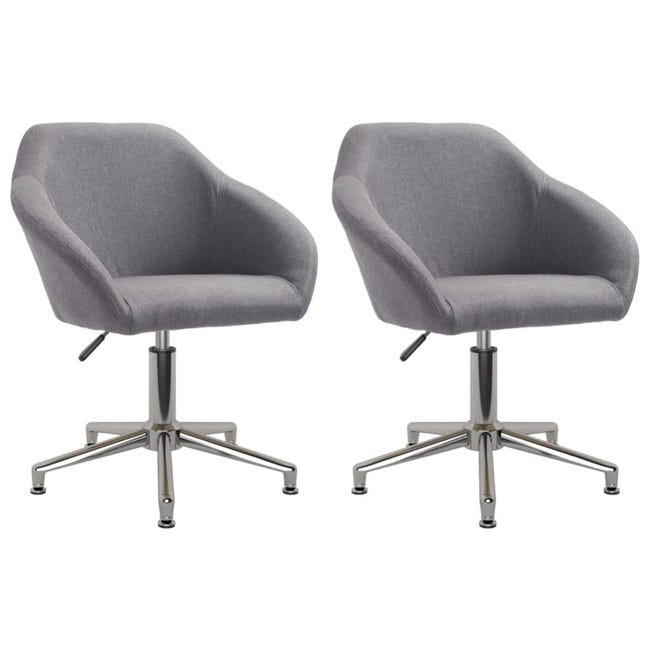 Sedie Girevoli Da Pranzo Moderne In Tessuto Set Di 2 Sedute Imbottite Gambe In Metallo Nero Beige Sardoal 85347603 Sedie Girevoli Da Pranzo Moderne In Tessuto Set Di 2 Sedute Imbottite Gambe In Metallo Nero Beige Sardoal 85347603