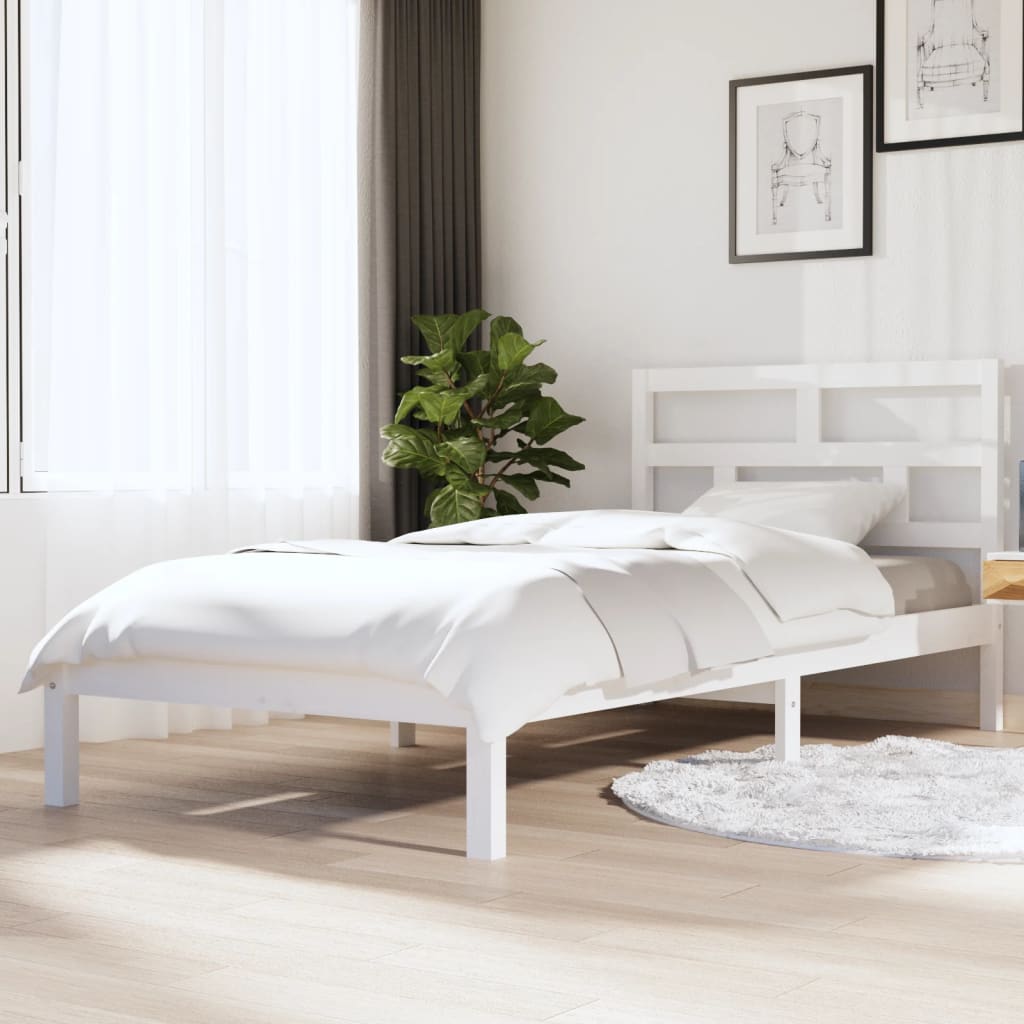 Maison Exclusive Estructura de cama madera maciza de pino blanco