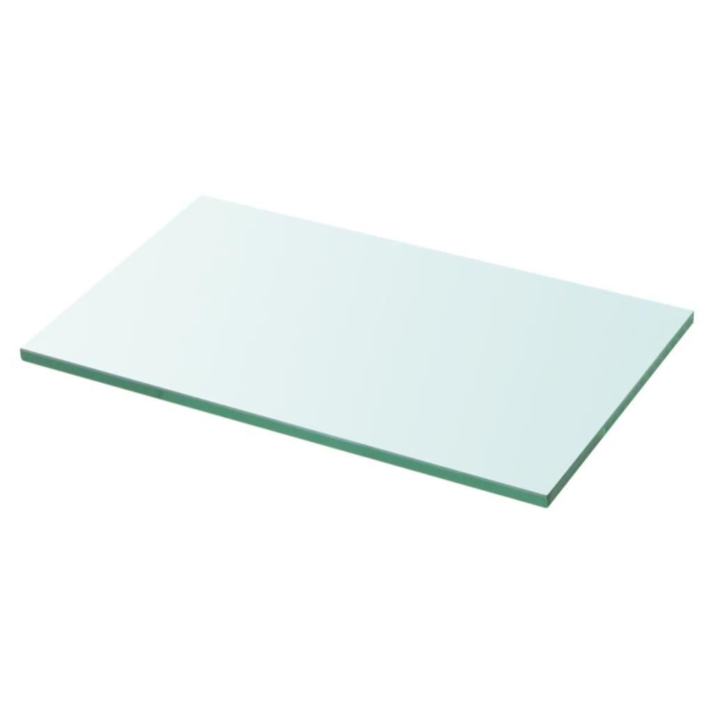 Mensola In Vetro Temperato Trasparente 110x15 Cm – Spessore 8mm, Portata 15kg, Perfetta Per Esposizione In Casa O Negozio