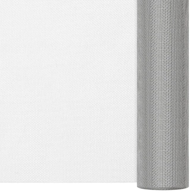 Maison Exclusive - Malla mosquitera de acero inoxidable plateada 100x1000  cm