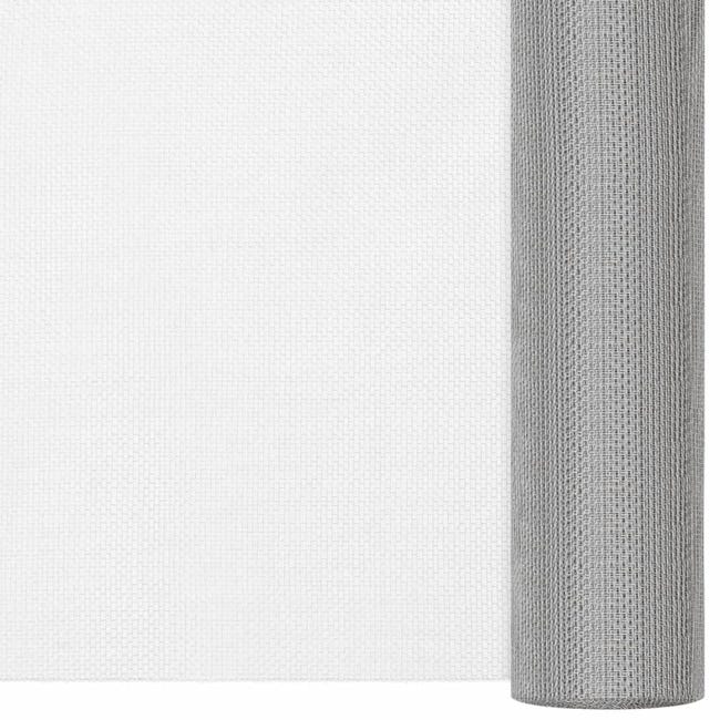 Maison Exclusive - Malla mosquitera de acero inoxidable plateada 60x1000 cm