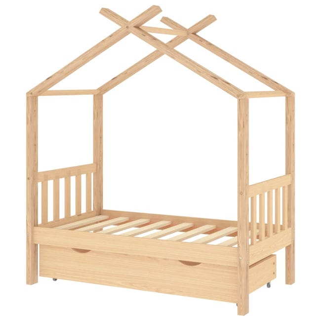 MAISON EXCLUSIVE - Estructura de cama infantil madera maciza de
