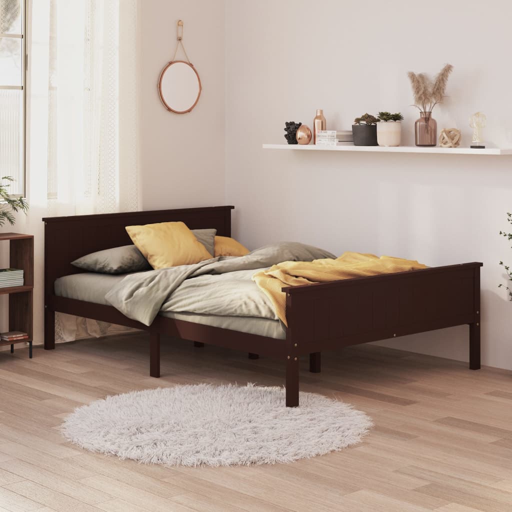 MALM estructura de cama, negro-marrón, 160x200 cm - IKEA